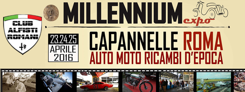 Stand Alfisti Romani MillenniuMExpo Capannelle 23-24-25 Aprile 2016