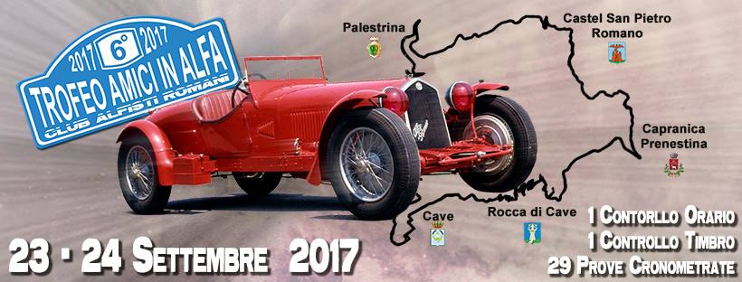 23 - 24 settembre 2017 - 6° Trofeo Amici in Alfa - 20° raduno