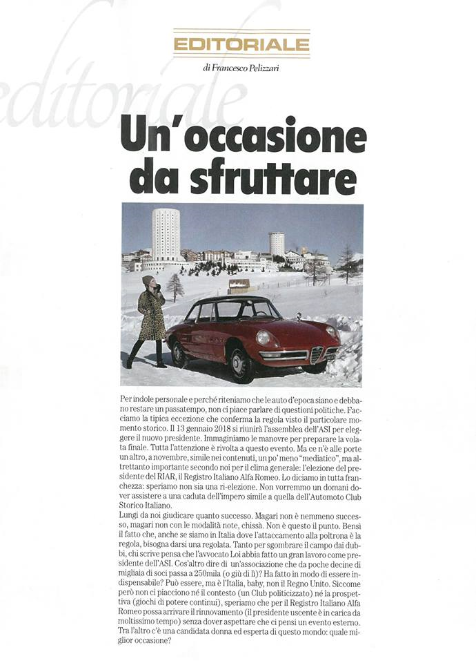 Un'occasione da sfrutta